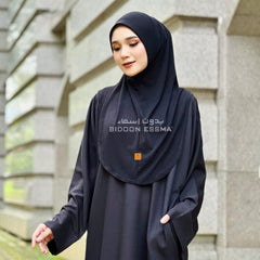 Bidoon Essma Al-Medina In Black Ready To Wear Medium
