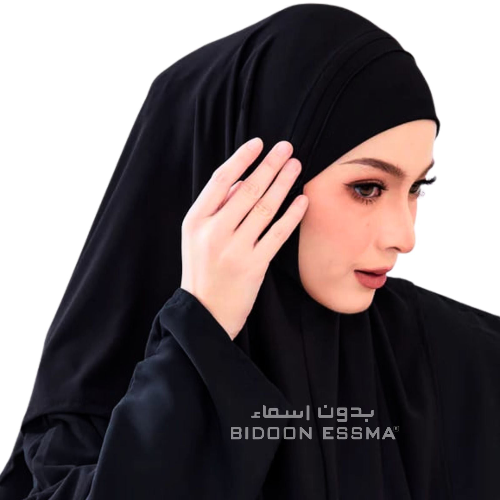 Bidoon Essma Al-Medina In Black Ready To Wear Large