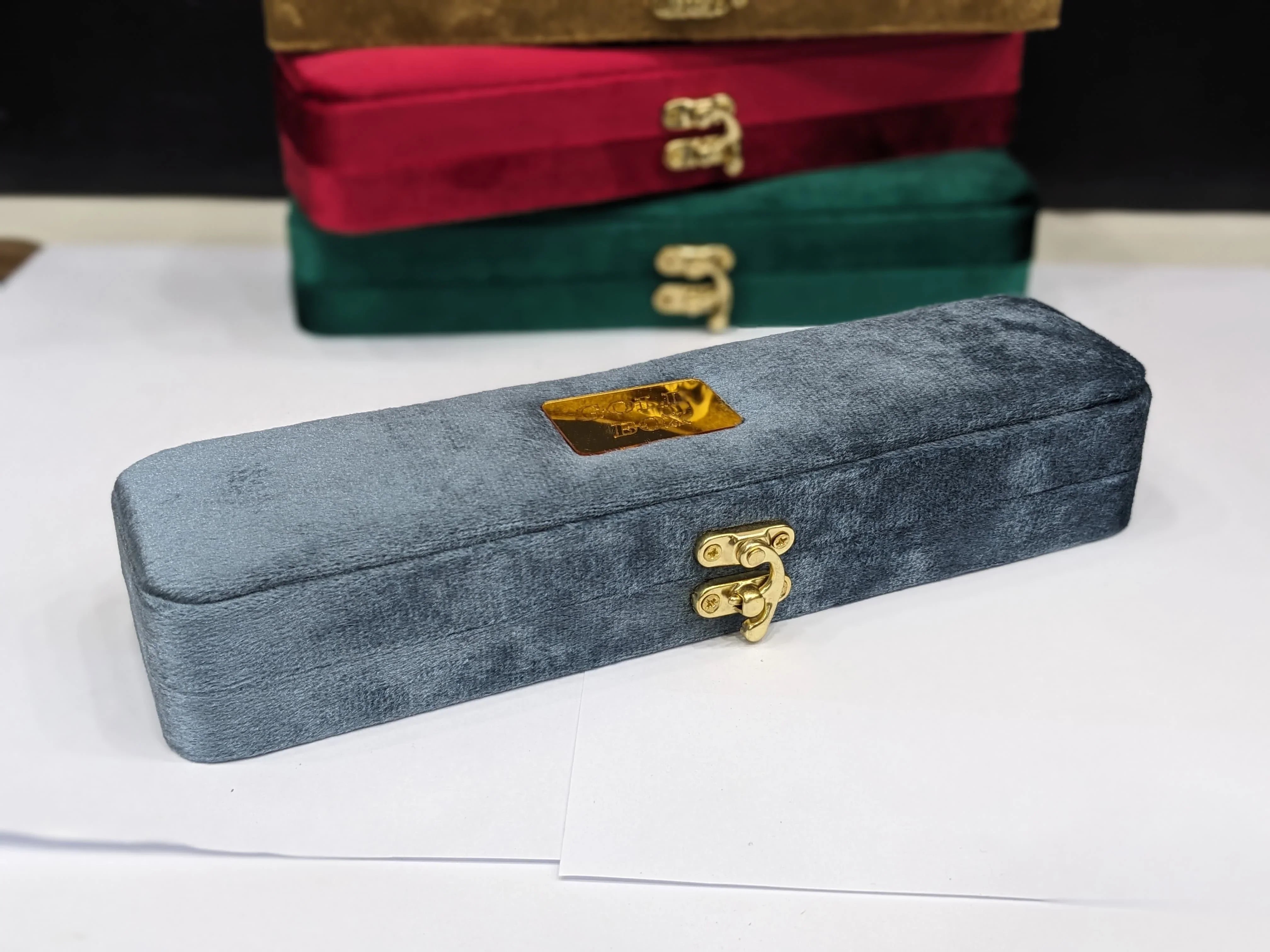 Premium Velvet Box Chain & Bracelet Box - Zeesy Jewellery