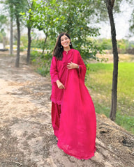 Tiraz Stitched 3 Piece Summer Suit-Gulnaar