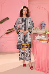 Working Women By Dr Haris Unstitched 2 Piece Lawn Vol-1 Collection-WWD-002