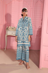 Working Women By Dr Haris Unstitched 2 Piece Lawn Vol-1 Collection-WWD-008