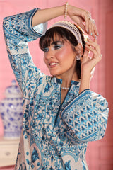 Working Women By Dr Haris Unstitched 2 Piece Lawn Vol-1 Collection-WWD-008