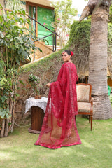 Hermosa By Dr Haris Semi Stitched Formals Collection-(Complimentary Clutch & Jewellery)-Her-005