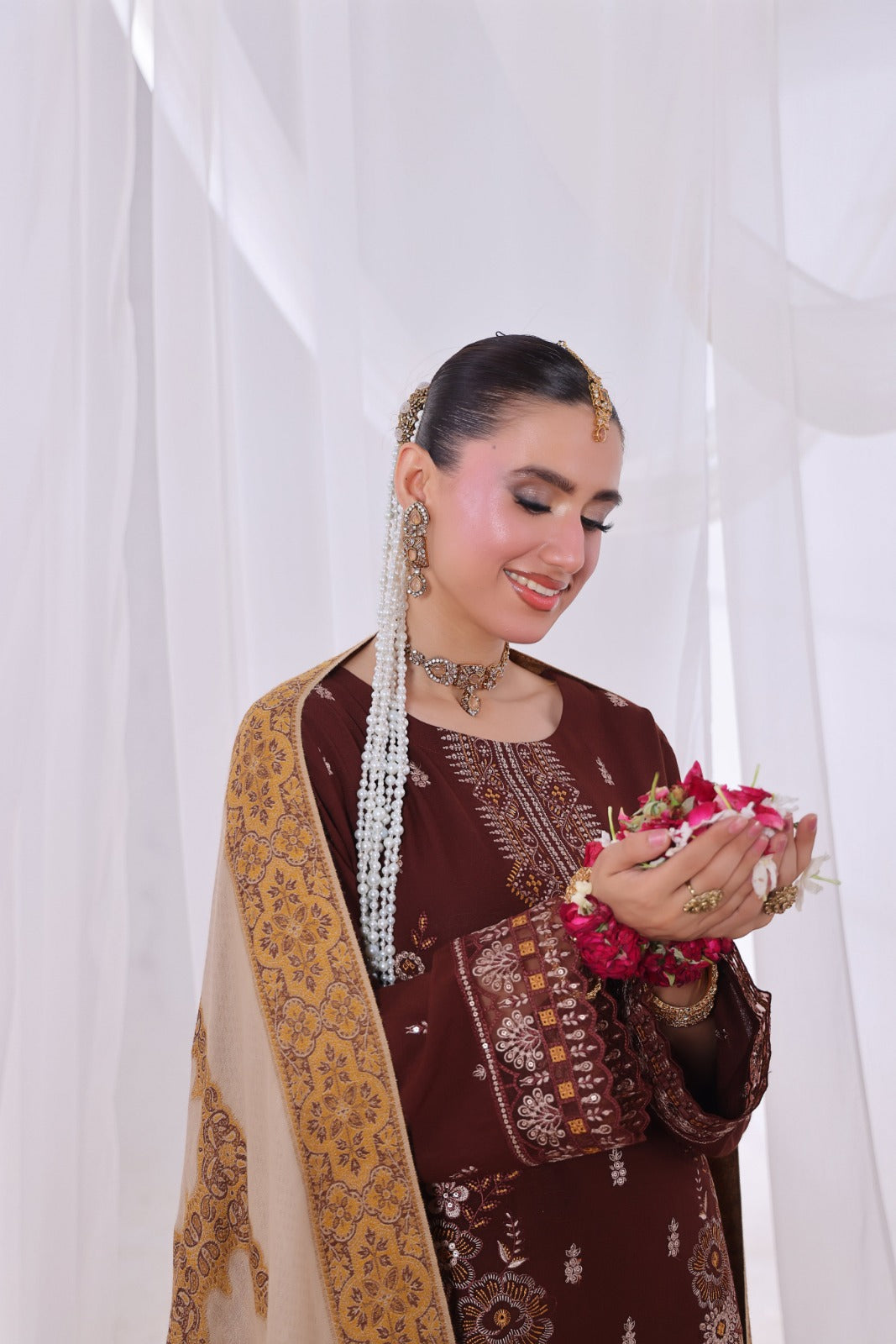 Alif By Dr Haris Unstitched 3 Piece Winter Collection-Alf-001