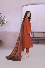 Zarna By Dr Haris Unstitched 3 Piece Dhanak Collection-Zar-006
