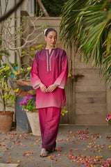 Brandlo PK Rosewood Blush Two-Piece Suit for Elegant Styling in Korean Crepe