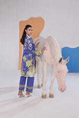 Working Women By Dr Haris Unstitched 2 Piece Lawn Vol-2 Collection-WWD-012