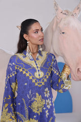 Working Women By Dr Haris Unstitched 2 Piece Lawn Vol-2 Collection-WWD-012