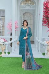 Cira Luxe By Dr Haris Unstitched 3 Piece Winter Collection-CIR-004