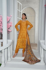 Cira Luxe By Dr Haris Unstitched 3 Piece Winter Collection-CIR-001