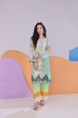 Working Women By Dr Haris Unstitched 2 Piece Lawn Vol-2 Collection-WWD-016