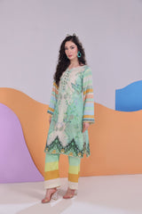 Working Women By Dr Haris Unstitched 2 Piece Lawn Vol-2 Collection-WWD-016