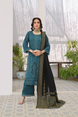 Jade By Dr Haris Unstitched 2 Piece Dhanak Collection-JAD-001