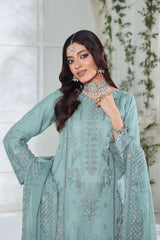 Chandi Raat By Dr Haris Semi-stitched 3 Piece Chiffon  Collection-CHR-003