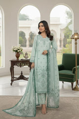 Umer Aayan 3 Piece Stitched Lawn  suit