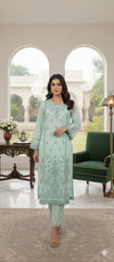 Umer Aayan 3 Piece Stitched Lawn  suit