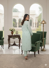 Umer Aayan 3 Piece Stitched Lawn  suit