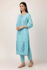 Umer Aayan 2 Piece  Lawn Stitched suit -Ready  to wear