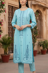 Umer Aayan 2 Piece  Lawn Stitched suit -Ready  to wear