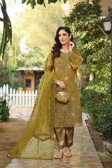 Esha Eshaal By Dr Haris Semi Stitched 3 Piece Collection-ESH-002