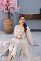 LUXE By Dr Haris Unstitched 3 Piece Fancy Suit-LUX-001