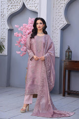 LUXE By Dr Haris Unstitched 3 Piece Fancy Suit-LUX-003