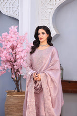 LUXE By Dr Haris Unstitched 3 Piece Fancy Suit-LUX-003