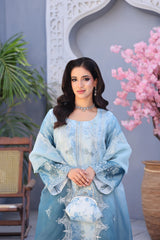 CHIC Chronicles By Dr Haris Unstitched 3 Piece Fancy Suit-CHI-001