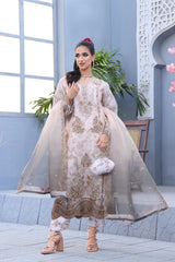 CHIC Chronicles By Dr Haris Unstitched 3 Piece Fancy Suit-CHI-003