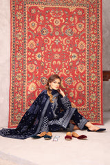 DR VELVET By Dr Haris Unstitched 3 Piece Winter VOL-06 Suit-DRV-016
