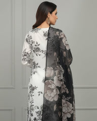 Dr Haris Unstitched 3 Piece Printed  Lawn Vol-01 Suit-DRP-004