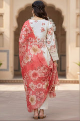 Dr Haris Unstitched 3 Piece Printed  Lawn Vol-01 Suit-DRP-010