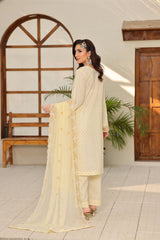 Ziva By Dr Haris Unstitched 3 Piece Lawn Suit-ZIV-005