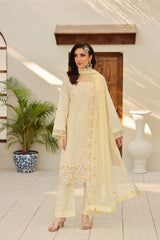 Ziva By Dr Haris Unstitched 3 Piece Lawn Suit-ZIV-005