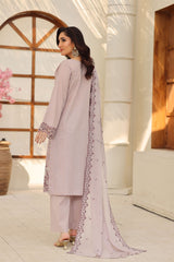 Ziva By Dr Haris Unstitched 3 Piece Lawn Suit-ZIV-002