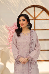 Ziva By Dr Haris Unstitched 3 Piece Lawn Suit-ZIV-002