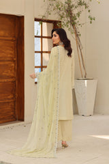 Ziva By Dr Haris Unstitched 3 Piece Lawn Suit-ZIV-003