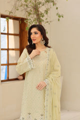 Ziva By Dr Haris Unstitched 3 Piece Lawn Suit-ZIV-003