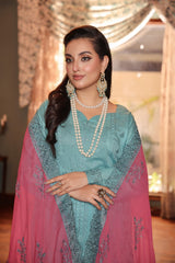 Republic By Dr Haris Unstitched 3 Piece Lawn Suit-REP-005