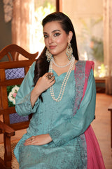 Republic By Dr Haris Unstitched 3 Piece Lawn Suit-REP-005