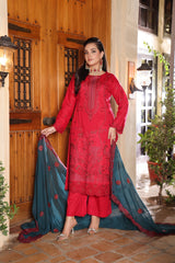 Republic By Dr Haris Unstitched 3 Piece Lawn Suit-REP-006