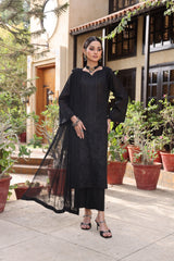 Dr Haris Unstitched 3 Piece Pattens Lawn Suit-PAT-004