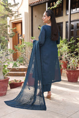 Dr Haris Unstitched 3 Piece Pattens Lawn Suit-PAT-005