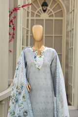 Esra By Dr Haris Unstitched 3 Piece Lawn Suit-ESR-009