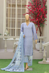 Esra By Dr Haris Unstitched 3 Piece Lawn Suit-ESR-004