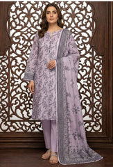 Dr Haris Unstitched 3 Piece Printed  Lawn Vol-04 Suit-DRP-038