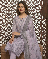 Dr Haris Unstitched 3 Piece Printed  Lawn Vol-04 Suit-DRP-038