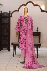 Dr Haris 4D Daman Cutwork Kari Unstitched 3 Piece Lawn Vol-03 Suit-DAM-014