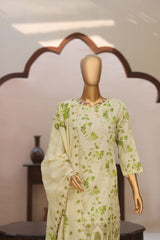 Dr Haris 4D Daman Cutwork Kari Unstitched 3 Piece Lawn Vol-03 Suit-DAM-011